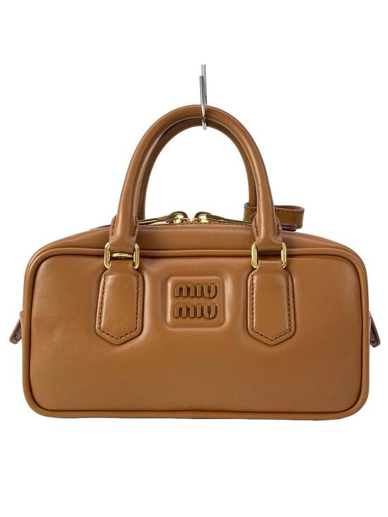 Miumiu Handbags - Miumiu Arkady Brown Leather Handbag #301808M21B